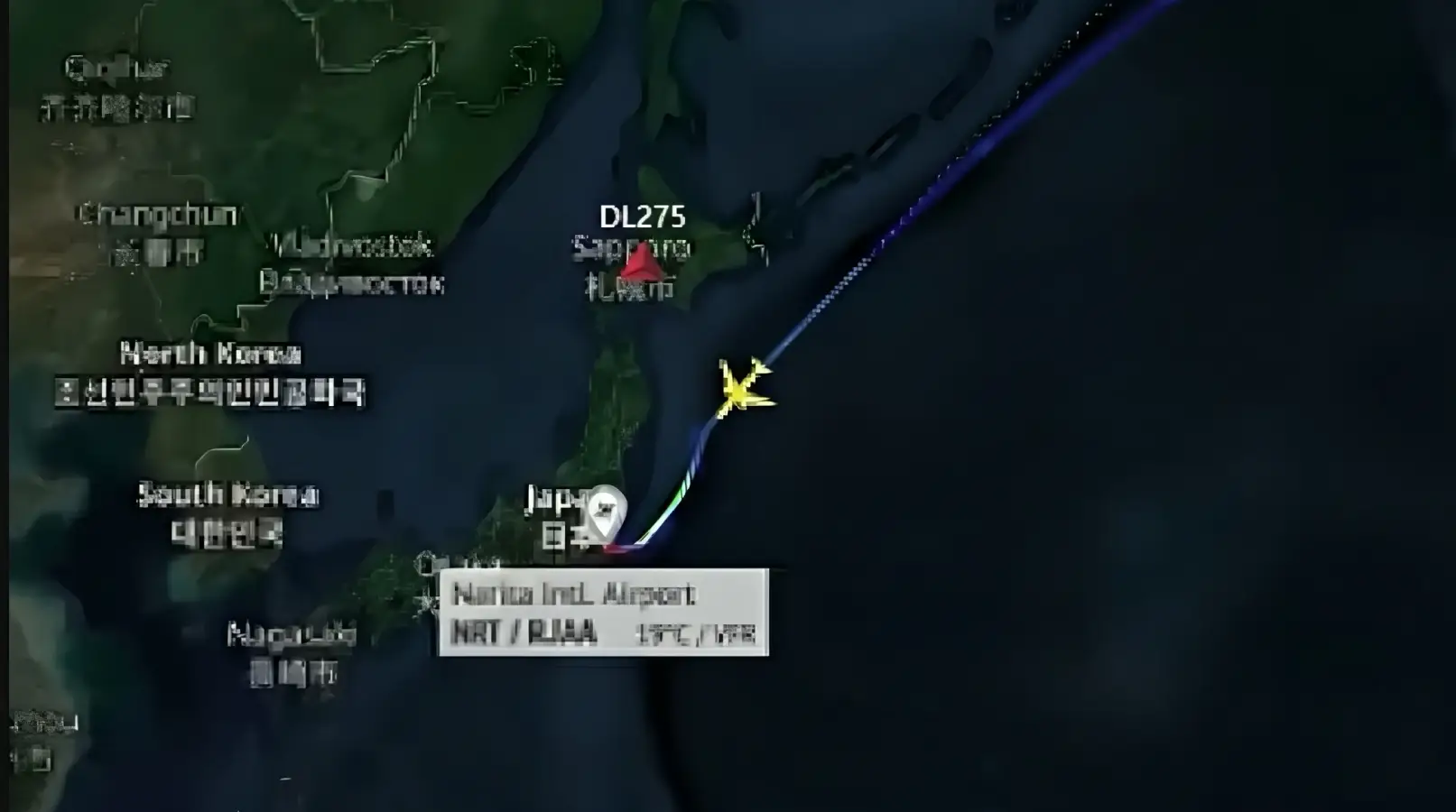 delta flight dl275 diverted lax