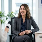 louisa kochansky giving an interview live on GNN