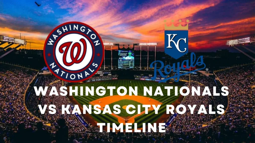 Washington Nationals vs Kansas City Royals Timeline