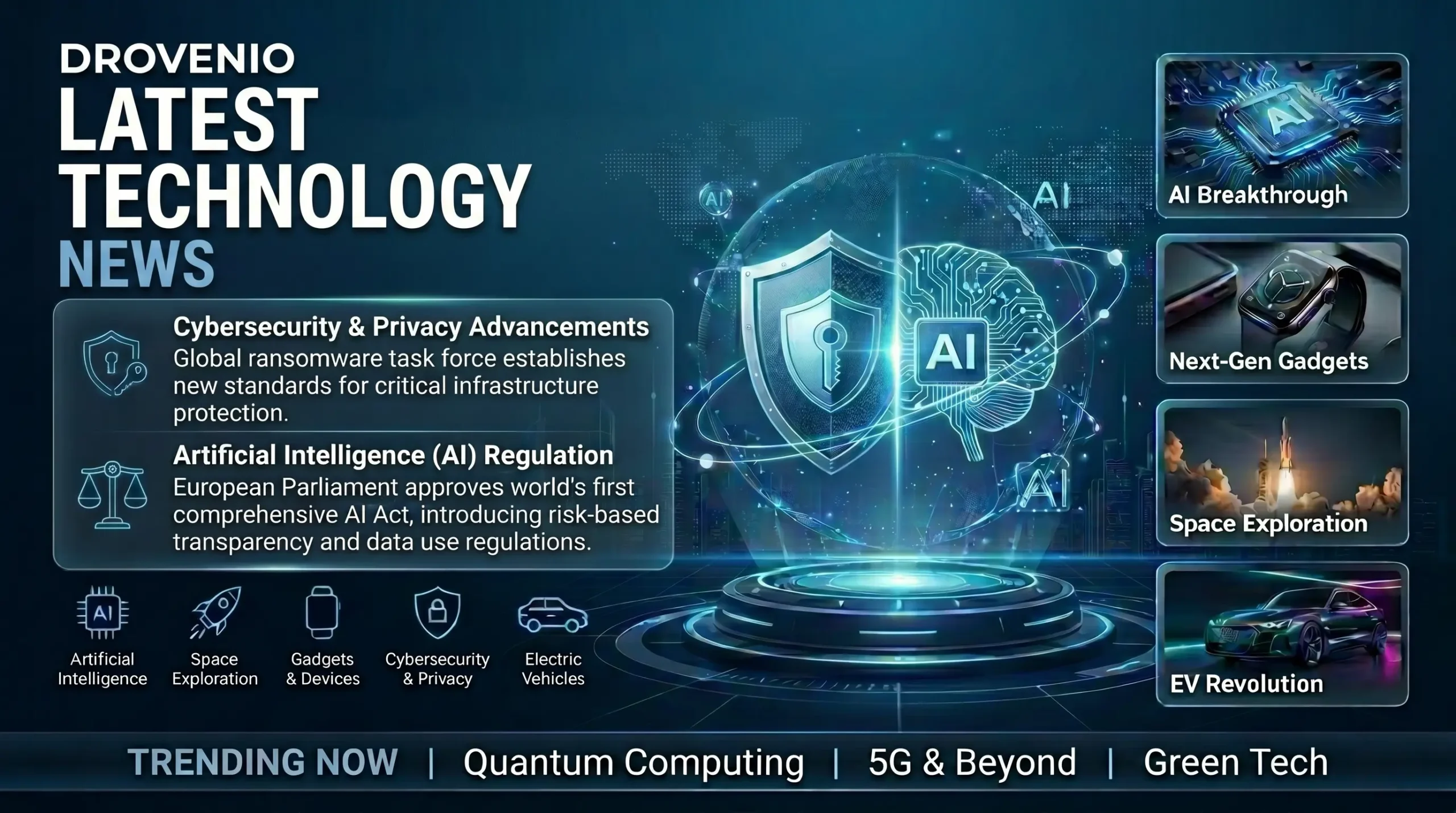 Drovenio Latest Technology News: AI Tech and Innovative Devices