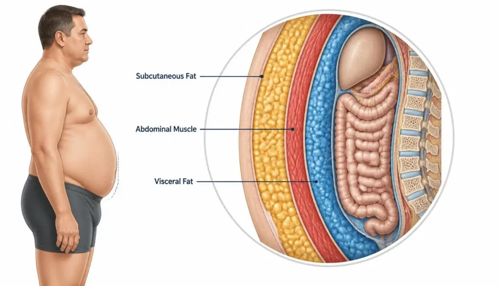 abdominal fat how to get rid of it