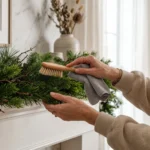 how to clean artificial garland