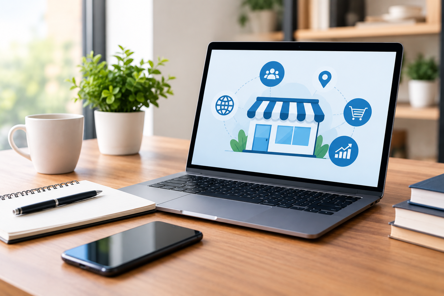 Small business building a strong online presence