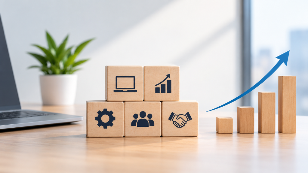 Business systems supporting sustainable growth