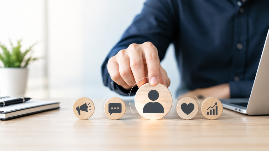 Modern marketing focused on customer needs and digital experiences
