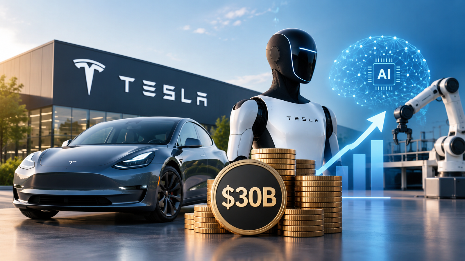 Tesla $30 billion credit package for AI and robotics investment